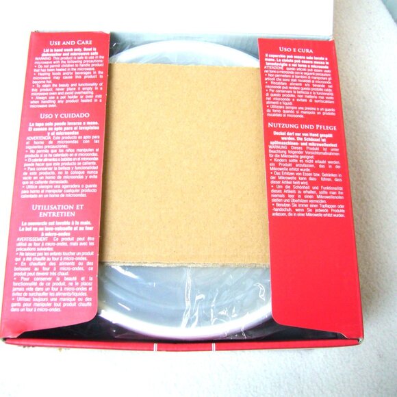 New Lenox Holiday Serve and Store Bowl with Lid 32 Oz - Picture 4 of 4